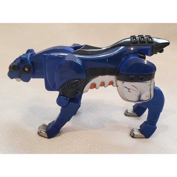 Power Rangers Megazord Jaguar Blue Zord Action Figure Toy Pretend Play - Picture 1 of 8